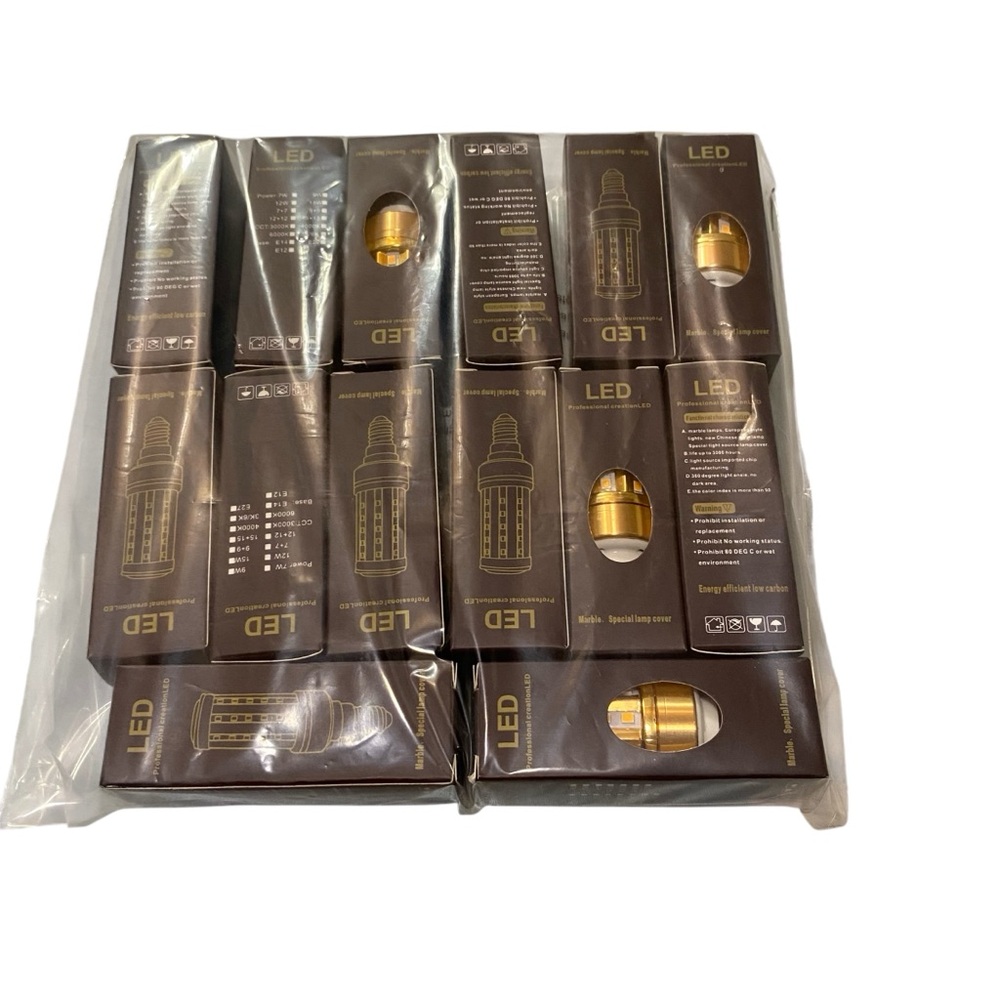 LED Bulbs Rocket Candle Lights 9W Lamp Lot of 14 NWT